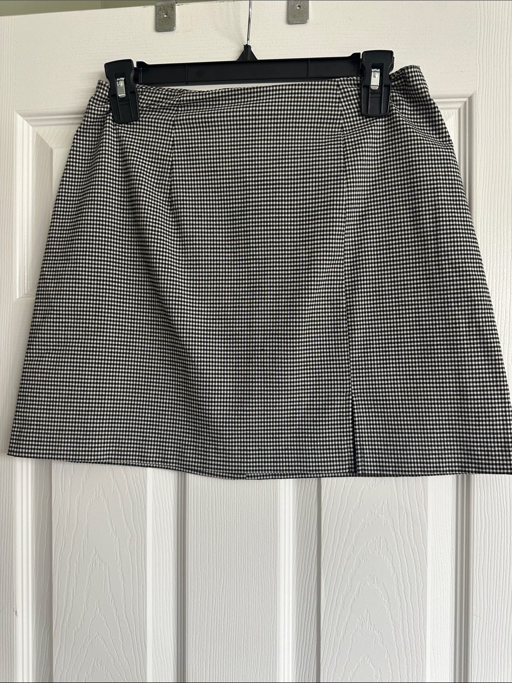 My Michelle Black & White Mini Skirt - Houndstooth Print size 9/10